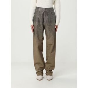 Golden Goose Jeans Woman Kaki